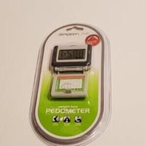 Sportline Weight Loss Pedometer With Step Counter Distance Tracker New  Sealed.